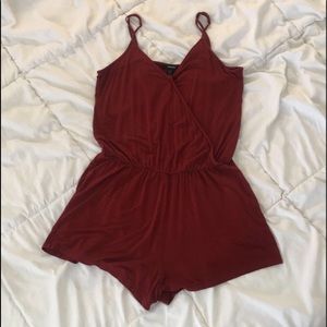 Forever 21 burnt red romper